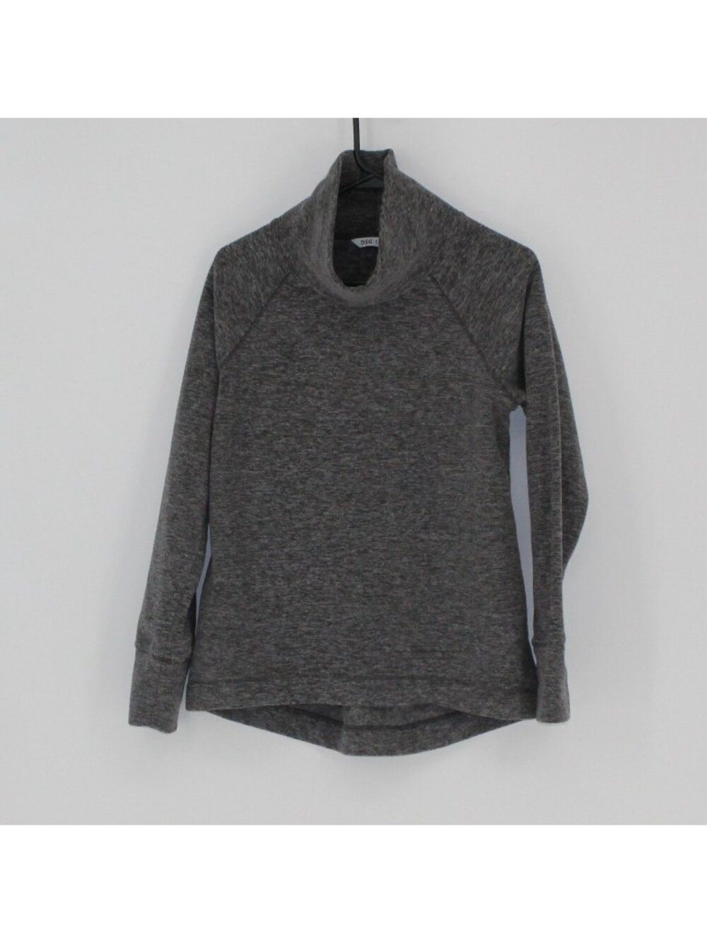 DSG Gray Long-Sleeve Pullover Top Women Size Small